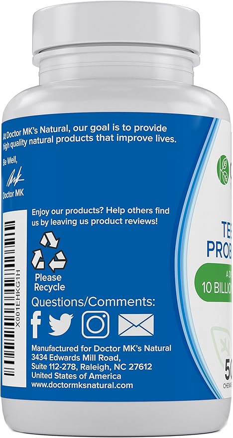 Teen/Adult Probiotics Chewable by Doctor MK's® Sugar Free