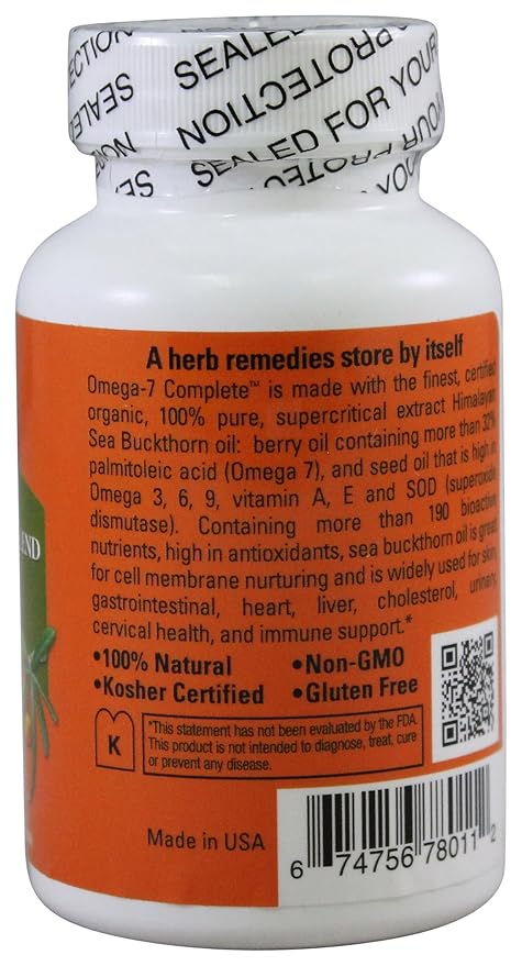 Seabuck Wonders: Sea Buckthorn Omega 7 Complete 60 sgels (2 Pack)