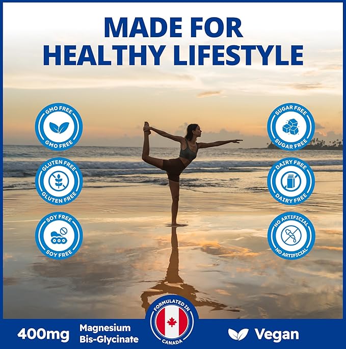 CanPrev Magnesium Bisglycinate 400 Ultra Gentle Powder 240g 48 Servings 400mg Elemental Magnesium Per Scoop Supports Restful Nights Muscle Function Gentle on Digestion Vegan Non-GMO Gluten-Free
