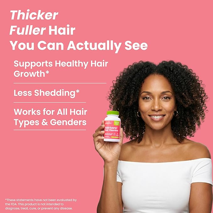 Hair Growth Vitamins for Women &amp Men for Faster Hair Growth Vegan 60 Capsules - 11 Ingredients &amp 5000mcg Biotin for Thicker Fuller Stronger Locks + Skin &amp Nail Health - Naturenetics Hair