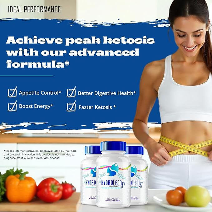 IDEAL PERFORMANCE HydroleanXT Capsules HydroleanXT Supplement Keto Pills Officials HydroleanXT Capsules Reviews (3 Pack)
