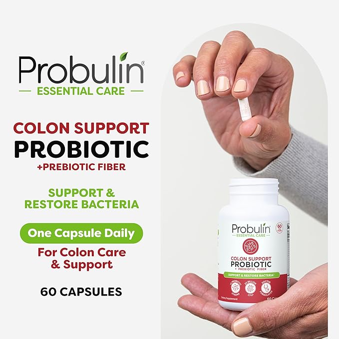 Probulin Women’s Probiotic + Colon Support Bundle – Daily Vaginal Digestive &amp Immune Health – 2-Pack 20 Billion CFU Vegan 60 Count Each