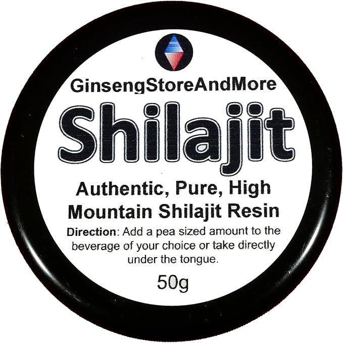 Shilajit 500 Servings (50g) Authentic Pure High Mountain Shilajit Resin | Amazing Source of Fulvic Acid Trace Minerals Boost Energy Great for Men and Women