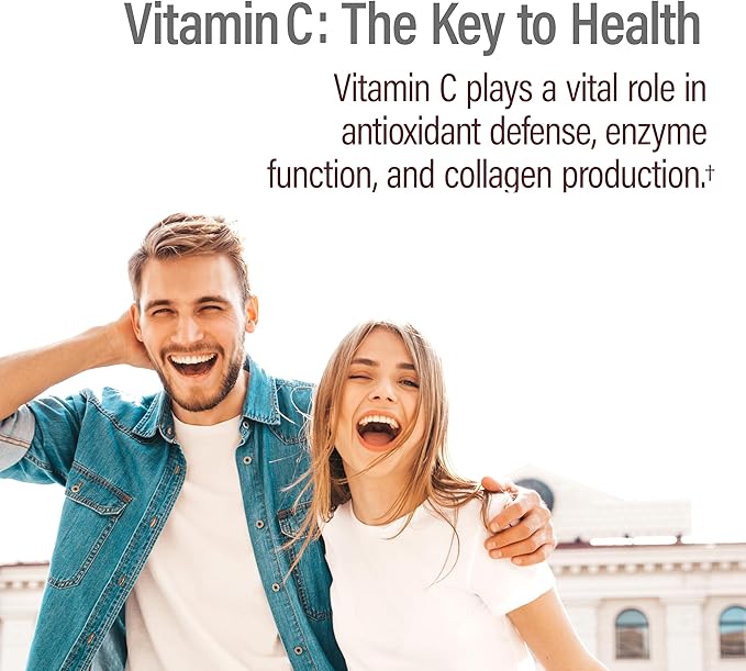 NANOWELL Super Potent Buffered Vitamin C 1000 mg with Bioflavonoid Complex - Antioxidant &amp Immune Support - Healthy Skin &amp Joints - Gluten Free - 180 Servings