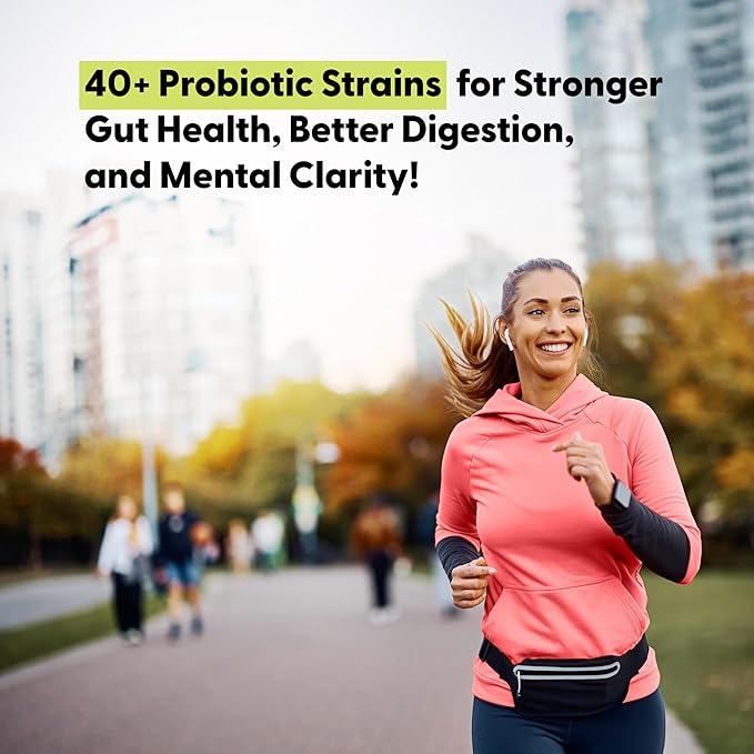 LIVELY VITAMIN CO. Great Guts Probiotic - 100 Billion CFU Probiotic - Balance Gut Microbiome GI Tract Inflammation Indigestion Reflux Upset Stomach &amp Diarrhea - 60 Caps