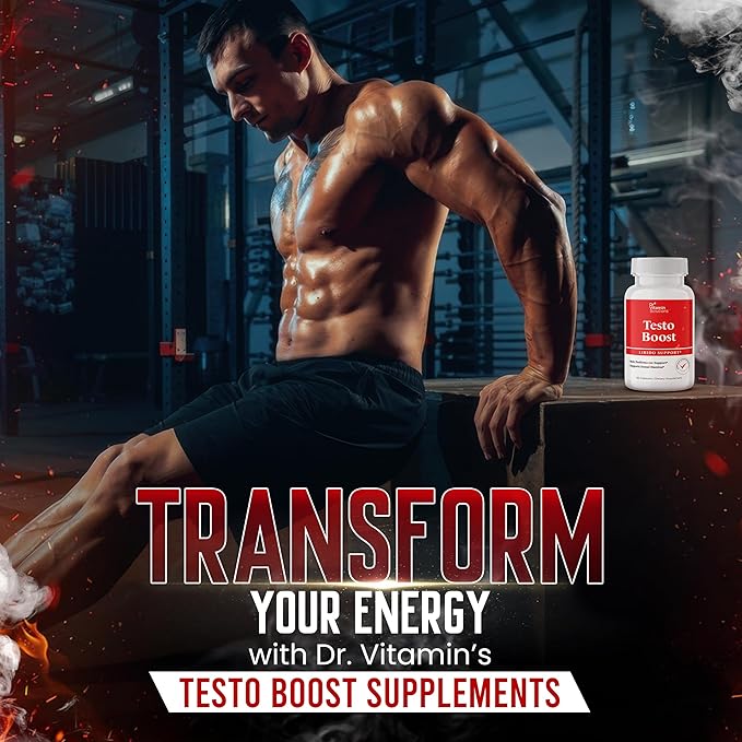 DR VITAMIN SOLUTIONS Thermogenic Fat Burner Brazilian Lean 60 Capsules and Dr. Vitamin Testo Boost Supplement for Men 30 Capsules