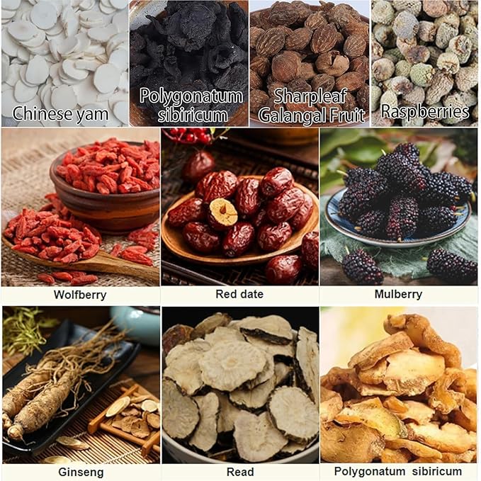 Guluxly Ginseng and Wolfberry Tea Chinese Kidney Herbal Tea (2 Packs of 10 Teabags)