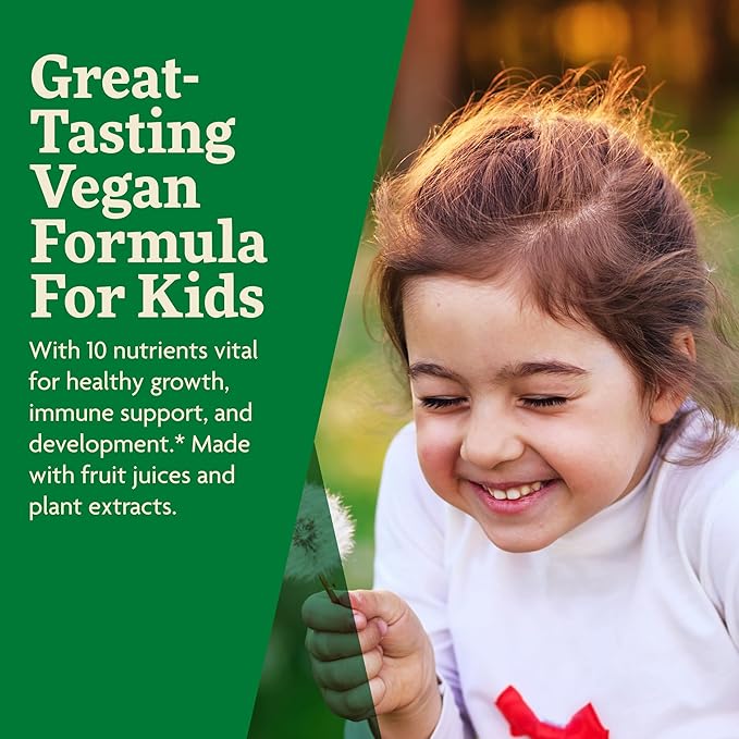 Floradix Kinder Love Children's Multivitamin - Herbal Supplement - Liquid Multivitamin for Kids - Vitamins A C D &amp E Calcium &amp More - Vegetarian Non-GMO Gluten-Free - 8.5 fl oz
