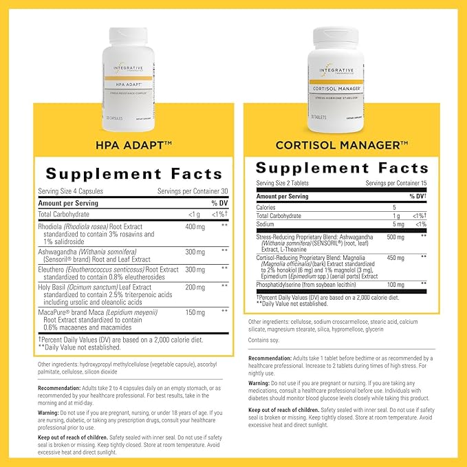 Integrative Therapeutics Cortisol Manager &amp HPA Adapt