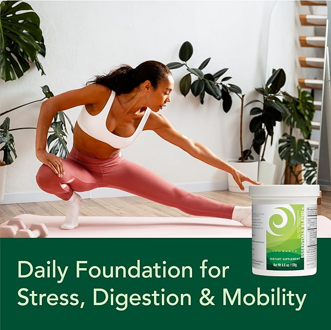 Essentials Blend+ Greens Powder with Probiotics Enzymes &amp Glucosamine | Digestive &amp Joint Support | Daily Gut Health Nutrient Absorption &amp Energy | Vegan Non-GMO