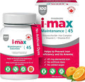 Pharmaris i-max Maintenance Iron Supplement 45mg Elemental Iron-Polyschaccaride Complex + Vitamin C &amp B12 Iron Supplement for Women &amp Men No Artificial Dyes Orange Flavor 100 Chewable Tab