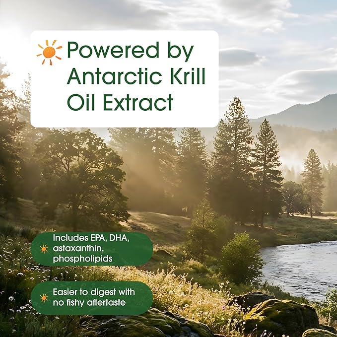 NatureBell Antarctic Krill Oil 1000mg - 240 Softgels - Omega-3 Heart Joint &amp Immune Health Support* - High EPA DHA with Astaxanthin - Non-GMO &amp Gluten-Free