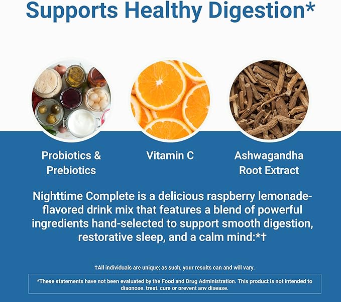 ACTIVATEDYOU Morning Complete Daily Wellness Greens Superfood Drink with Prebiotics Probiotics and Green Superfoods (Citrus 3 Pack) &amp Nighttime Complete Daily Wellness Drink