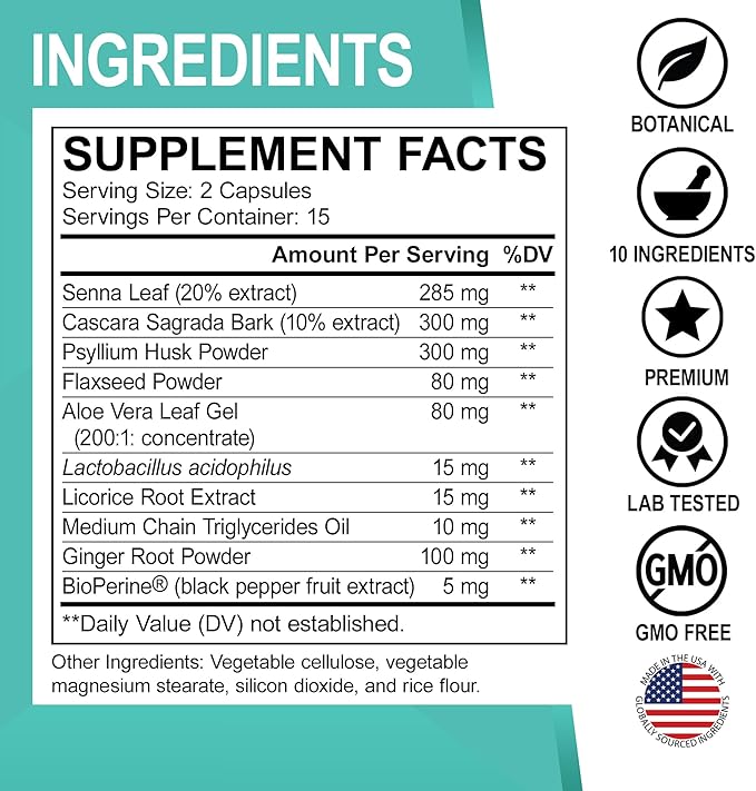 DR. BO Fiber Gummies Colon Cleanse &amp Ginger - Tasty Gummy Prebiotic Fiber Supplement - Bowel Movement Support for Gut &amp Stomach Cleansing