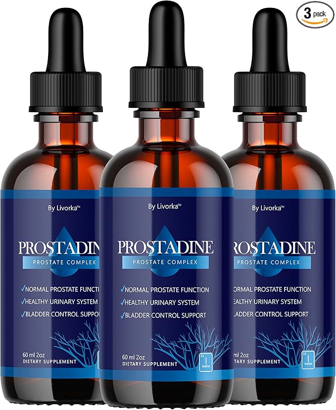 (3 Pack) Prostadine Drops - Official Drop Formula Prostadine for Men Prostadine Reviews Prostadine Supplement Prostadine Natural Liquid Support Prostadine Drop Formula 3 Bottles for 3 Months