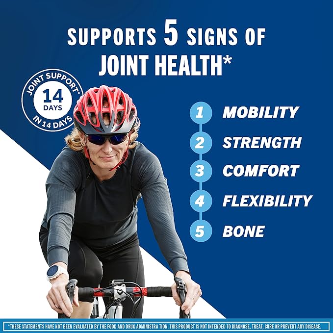 Move Free Advanced Glucosamine Chondroitin MSM + Vitamin D3 Joint Support Supplement Supports Mobility Comfort Strength Flexibility &amp Bone + Immune Health - 120 Tablets (40 servings)*
