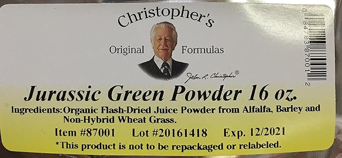Christophers Original Formulas - Jurassic Green Powder - 16 Oz