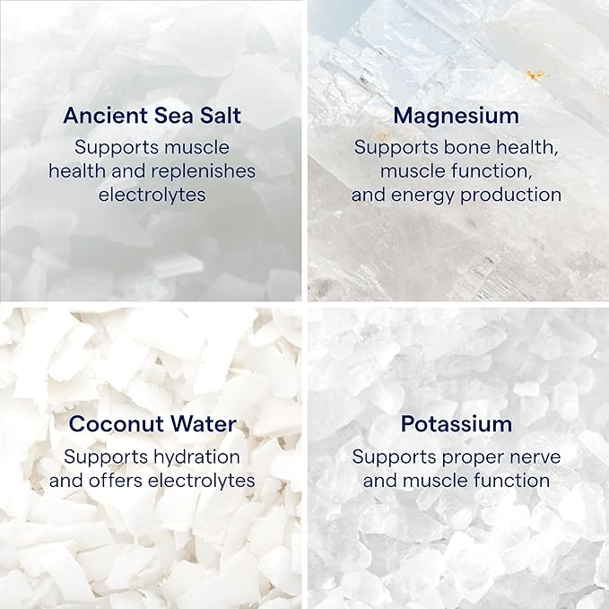 Trace Minerals ZeroLyte Salty Berry Lemonade Flavor - Sugar Free Electrolyte Drink Mix - Supports Hydration Energy Stamina - Ancient Sea Salt Full Spectrum Minerals Coconut Water - 30 Packets