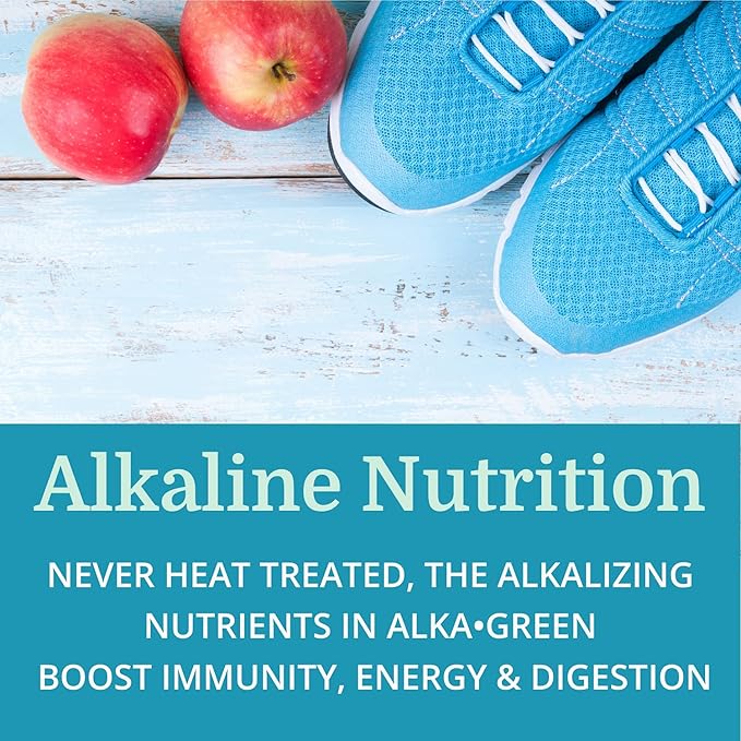 Alka•Green Tablets (6 Pack) Best Process Alkaline — Nutrient Dense Organic Barley Grass Supplement — Natural Source of Enzymes &amp Amino Acids