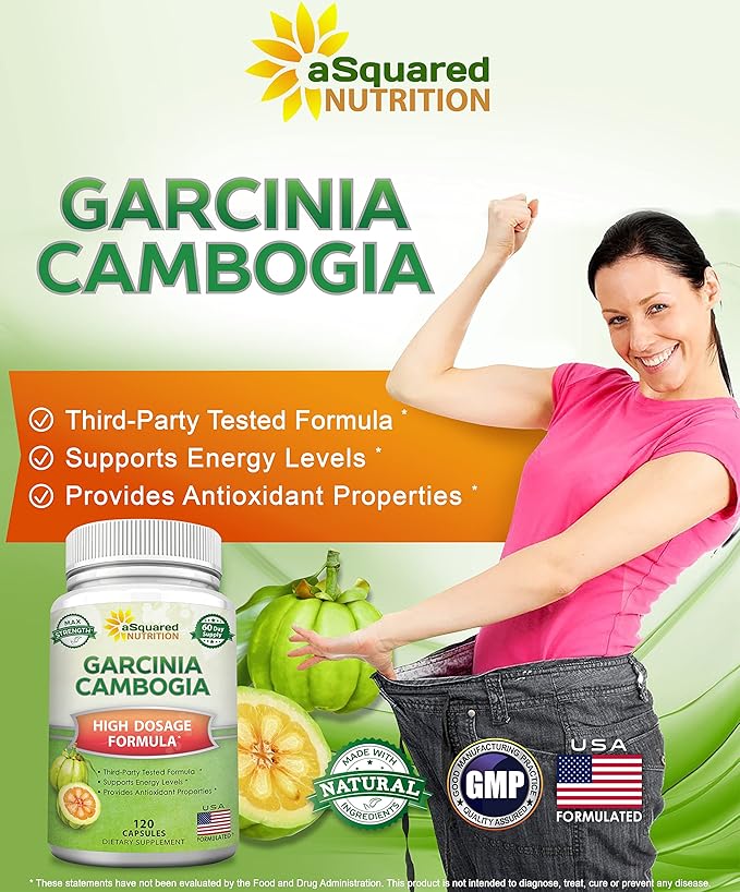 100% Pure Garcinia Cambogia Extract - 120 Capsules Ultra High Strength HCA Natural Weight Loss Diet Pills XT Best Extreme Fat Burner Slim &amp Detox Max Premium Blocker for Men &amp Women Made
