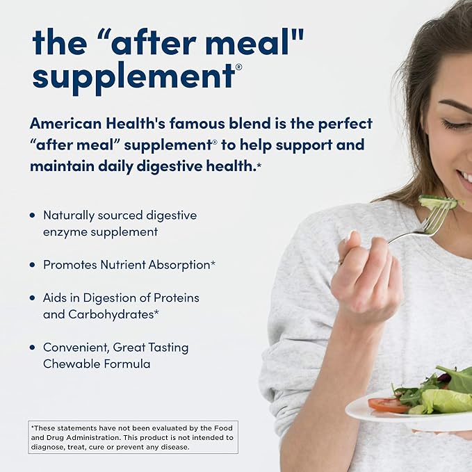 American Health Papaya Digestive Enzyme Chewable Tablets Bundle - Original 600 Count and with Chlorophyll 100 Count