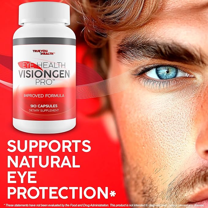 Eye Health Visiongen Pro - Improved Formula - Our Best Lutein Supplements for Eyes with Zeaxanthin and Vitamin A - Natural Vision Pills for Eyes - Natural Herbalstep 14 in One Advanced Eye Formula