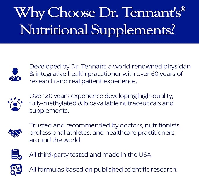 Dr. Tennant's Fulvic Super-Concentrate Liquid | Enhances Cellular Energy &amp Detoxification | Provides Essential Trace Minerals | 120-Day Supply