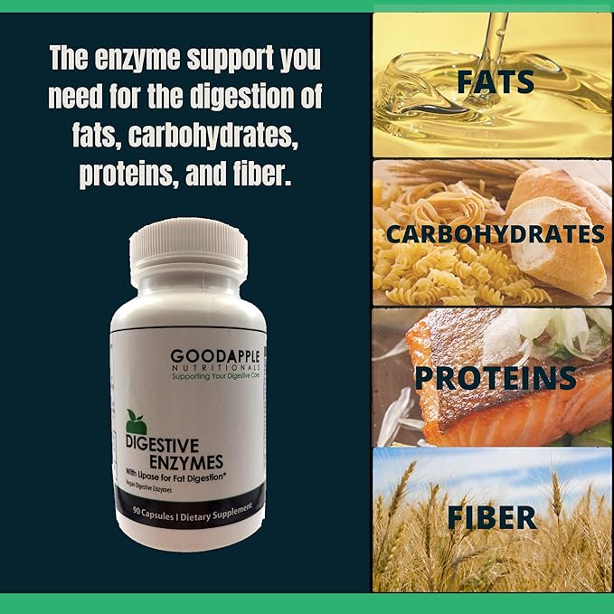 Digestive Enzymes Elite to Support Gallbladder &amp Bloating | Vegetarian Vegan Natural | 90 Caps