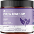 Pure Magnesium Citrate Powder to Support Sleep Muscle &amp Bone Health Energy Heart &amp Digestion. Unflavored Magnesium Powder Drink Mix Vegan 60 Servings
