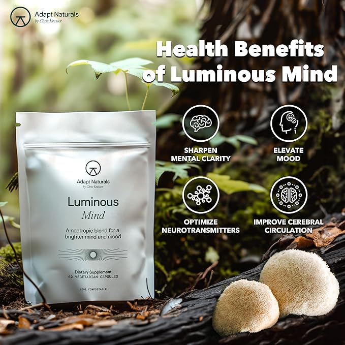 Adapt Naturals Brain &amp Body Wellness Bundle – Bio-Avail Omega+ Fish Oil &amp Luminous Mind Nootropic Supplement – 30-Day Supply
