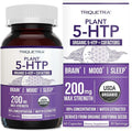 Organic 5-HTP - 200 mg | 99% 5HTP Concentration Plus Cofactor Vitamin B6 &amp Lion’s Mane | Water Extracted from Organic Griffonia Seeds | Supports Mood Cognition &amp Sleep (60 Capsules | 30 Serv