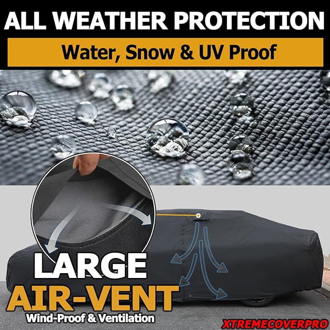 Car Cover Fits 2022 2023 2024 2025 Mercedes-Benz CLA250 CLA35 CLA45 XTREMECOVERPRO Diamond Series Black