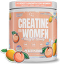 Nutrex Research Creatine for Women Booty &amp Beauty – Peach Manago | 5g Creatine 2g Collagen BCAAs &amp Hyaluronic Acid for Glutes Strength &amp Skin | Gluten Free 30 Servings