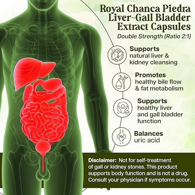 Whole World Botanicals Royal Chanca Piedra – Liver &amp Gallbladder Support – Herbal Supplement – 120 Capsules – Traditional Amazon Herb