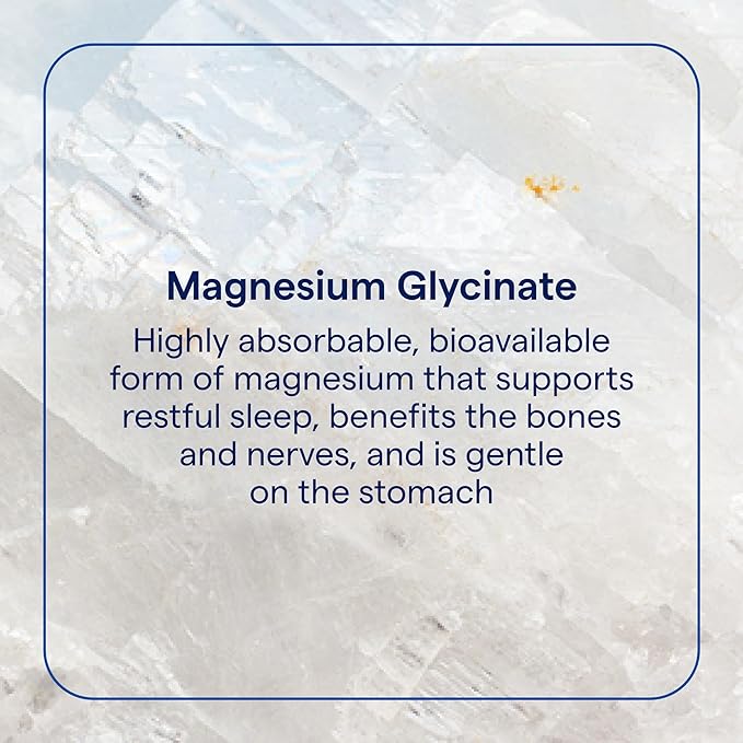 Trace Minerals Magnesium Glycinate Powder - Daily Magnesium Powder for Sleep Support - Calming Bedtime Drink - Natural &amp Gentle - Orange Dream - 180g (60 Servings)