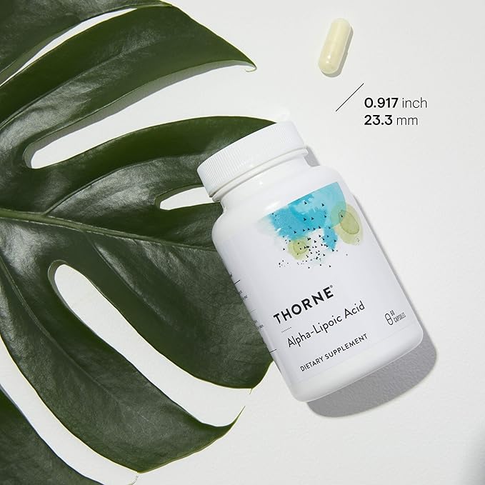 THORNE - Antioxidant Nerve Support Duo - Alpha-Lipoic Acid &amp Acetyl-L-Carnitine Bundle - 60 Servings
