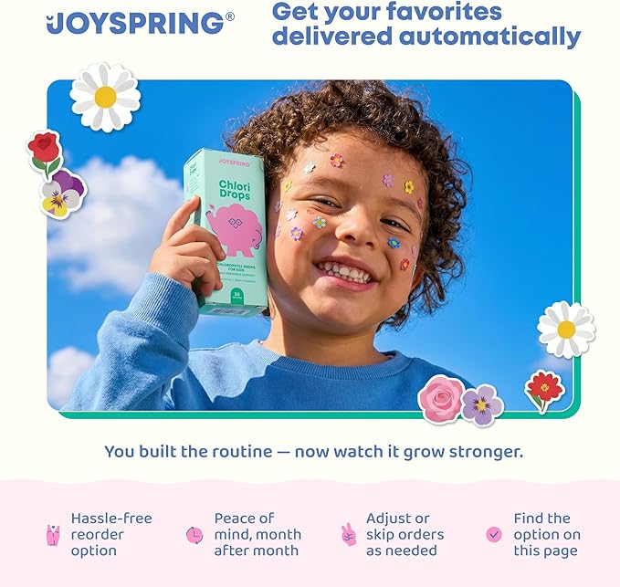 JoySpring ZincBerry - Kids Zinc &amp Vitamin Supplement (2 fl oz) Immune Support Drops with Elderberry Flavor for Kids 3-16+ Years
