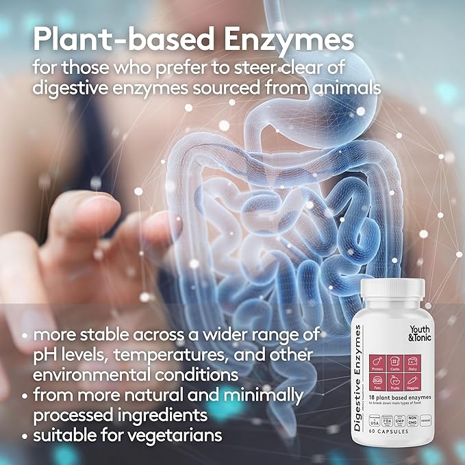 Youth &amp Tonic Bloating Relief with Pre and Probiotics for Water Retention Occasional Constipation or Food Digestion with Water Pills and Digestive Enzymes Bundle Pack