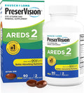 PreserVision AREDS 2 Eye Vitamins #1 Eye Doctor Recommended Brand Lutein and Zeaxanthin Supplement with Vitamin C Vitamin E Zinc and Copper 90 Softgels (Minigels)
