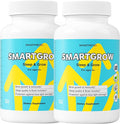 SmartGrow Premium Growth Formula for Teens – Bone Brain Sleep &amp Eye Support – Calcium Vitamin D3 Amino Acids – Daily Wellness Supplement (180 Capsules) – 3 Month Supply