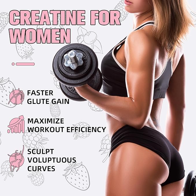 12 IN 1 Creatine Monohydrate Gummies Complex 9000mg for Women and MenCreatine Gummies for Women with L-CarnitineTaurineCollagenVitamin C&amp B12Sugar Free &amp Vegan120 GummyMixed Berry Flavo