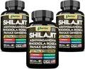Shilajit Supplement Panax Ginseng Ashwagandha Rhodiola Rosea Cordyceps Mushroom Stinging Nettle Turmeric Gingko Biloba – Pure Shilajit All In One Supplements for Men and Women (180 Caps)
