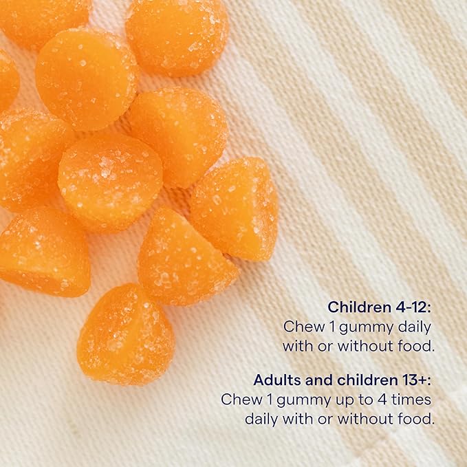 Trace Minerals Magnesium Gummies - Supports a Calm Mindset - Magnesium Chewables for Kids &amp Adults - Bone Digestion Heart Health &amp Immune Support - Peach Flavor - 120 Count (120 Servings)