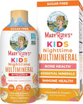 Kids Liquid Nighttime Multimineral by MaryRuth's | Bone Health | Immune Function | Bedtime Supplement | Kids Vitamins | Magnesium | Vegan | Sugar Free | 30-180 Servings | 15.22 fl oz