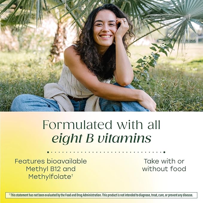MegaFood Balanced B Complex - Vitamin B Complex for Women &amp Men - Vitamin B6 B12 Folate Biotin - Cellular Energy Metabolism &amp Nervous System Health Vegan Gluten Free 90 Tablets