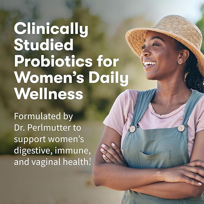 Garden of Life Once Daily Dr. Formulated Probiotics for Women 50 Billion CFU 16 Probiotic Strains with Organic Prebiotics for Digestive Vaginal &amp Immune Health Dairy Free Shelf Stable 30 Capsul