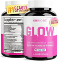 GOBIOTIX Hair Skin and Nails Multivitamin for Women - 10000mcg Biotin Hyaluronic Acid &amp MSM - 28 Vitamins with Folate &amp Iron - Hair Growth Nail Growth - 90 Capsules