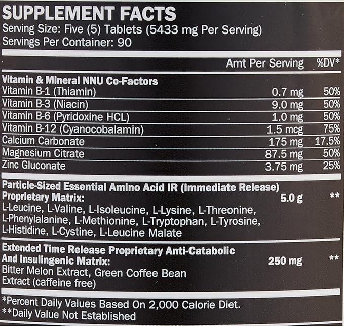 ALR Industries HumaPro Essential Amino Acid Formula | EAA Protein Supplement | Supports Muscle Recovery &amp Performance | Vegan Gluten Free | | 450 Tablets | 90 Servings