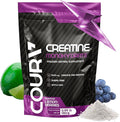 COURA Creatine Monohydrate Lemon-Berries Flavor - Sports Supplement - Strength and Endurance - Ideal for Intense Workouts - Gluten Free - Bottle Free - 450g